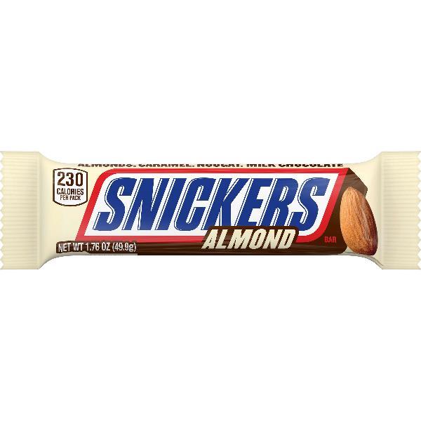 Snickers Almond Singles 1.76 Ounce Size - 288 Per Case.