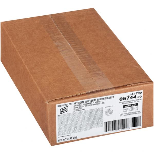 OSCAR MAYER Blueberry Pancake Sausage (20 Count 3.31 lb. Case)