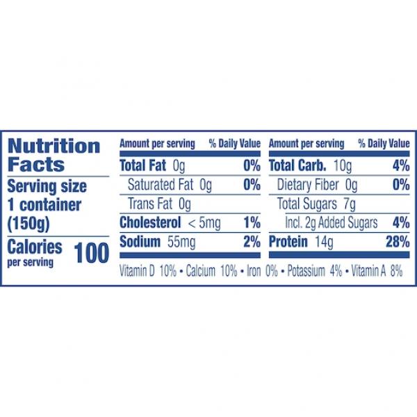 Yoplait® Greek Protein Yogurt Single Serve Cup Black Cherry 5.3 Ounce Size - 12 Per Case.