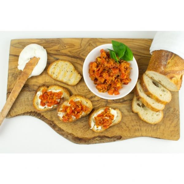 Sevillo Fine Foods Frozen Vegetable Slow Rstd Tomato Bruschetta Topping 8 Pound Each - 1 Per Case.