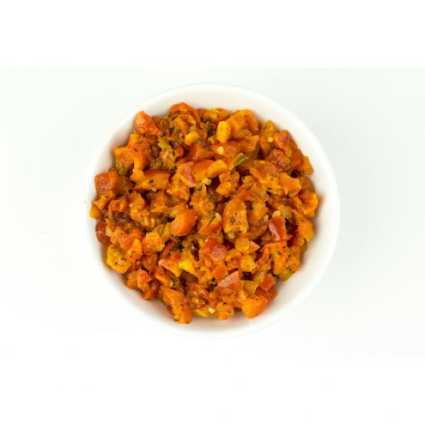 Sevillo Fine Foods Frozen Vegetable Slow Rstd Tomato Bruschetta Topping 8 Pound Each - 1 Per Case.