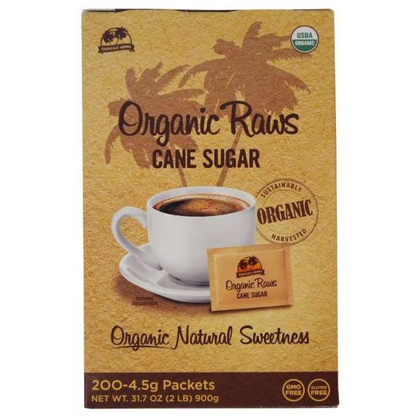 Organic Raws Turbinado Sugar 1.98 Pound Each - 2 Per Case.