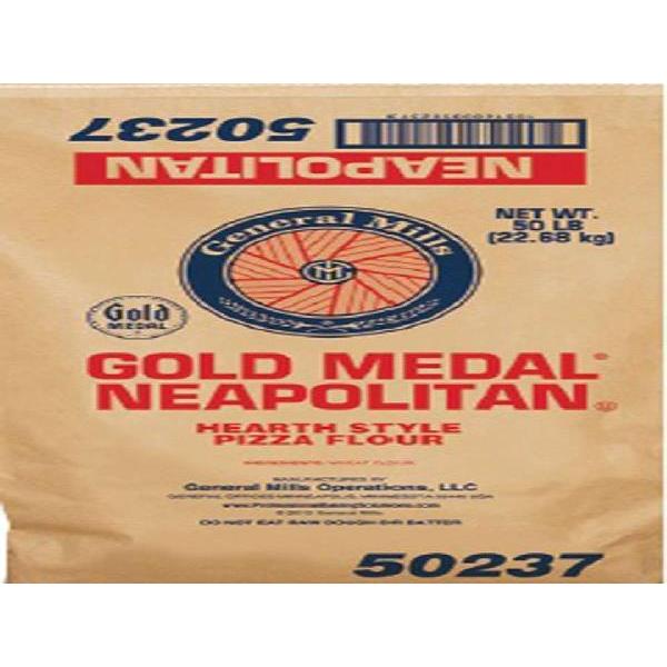 Gold Medal™ Neapolitan Pizza Flour Hearthstyle Pizza 50 Pound Each - 1 Per Case.