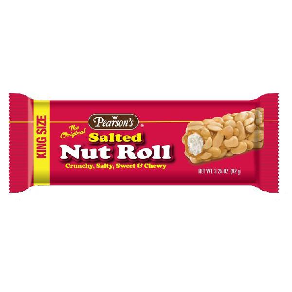 Salted Nut Roll King Size 3.25 Ounce Size - 144 Per Case.