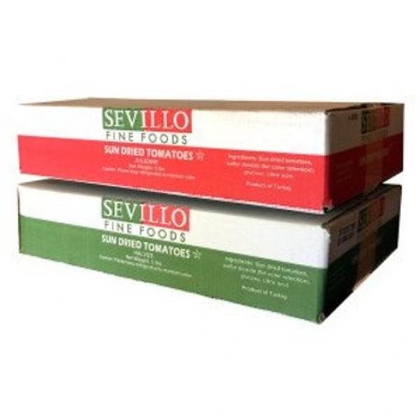 Sevillo Fine Foods Pound Rte Sundried Tomatoes Julienne Strips 5 Pound Each - 1 Per Case.
