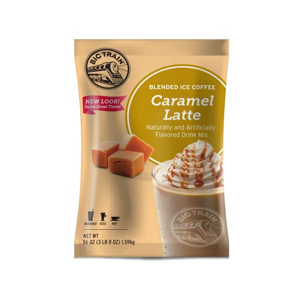 Big Train Caramel Latte Pound 3.5 Pound Each - 5 Per Case.