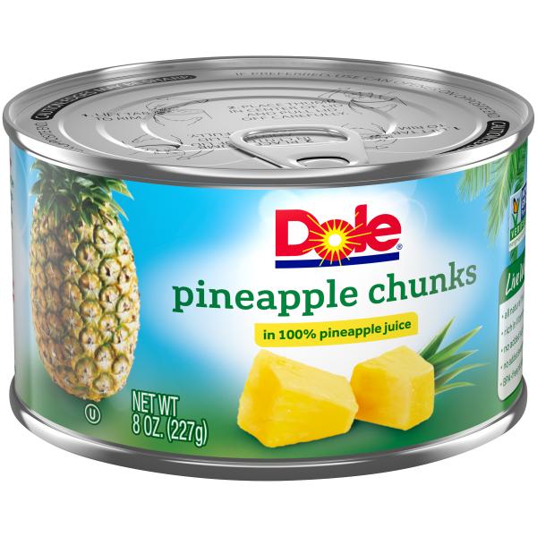 Pineapple Chunks In Juice 8 Ounce Size - 12 Per Case.