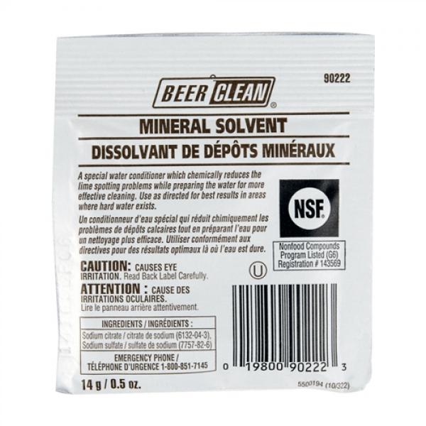 Cleaner Beer Clean Manual Beer Brush Powder Pouch 100 Count Packs - 1 Per Case.