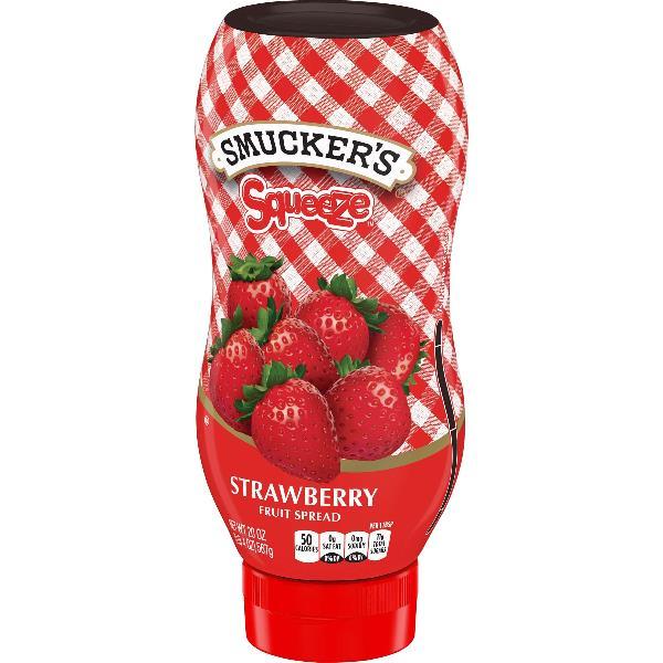 Squeeze Strawberry Jam 20 Ounce Size - 12 Per Case.