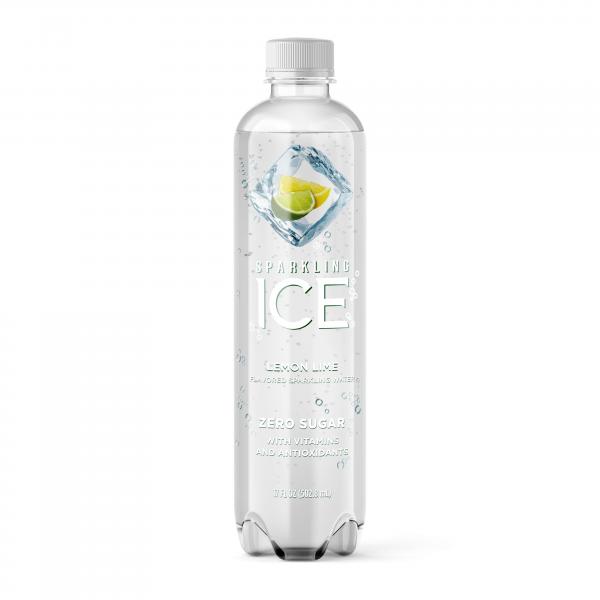 Sparkling Ice Lemon Lime With Antioxidants And Vitamins Zero Sugar Bottles 17 Fluid Ounce - 12 Per Case.