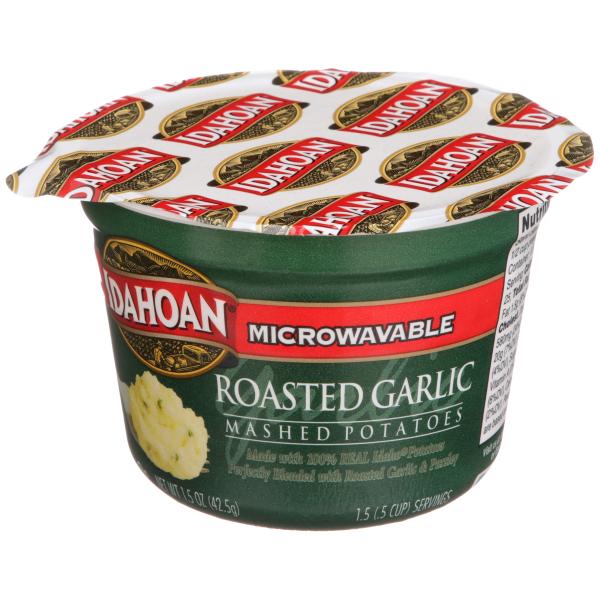 Idahoan Roasted Garlic Mashed Potatoes Family Size, 8 oz Pouch