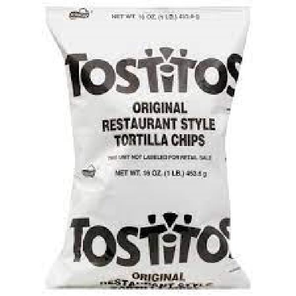 Bulk Restaurant Tostitos 16 Ounce Size - 4 Per Case.