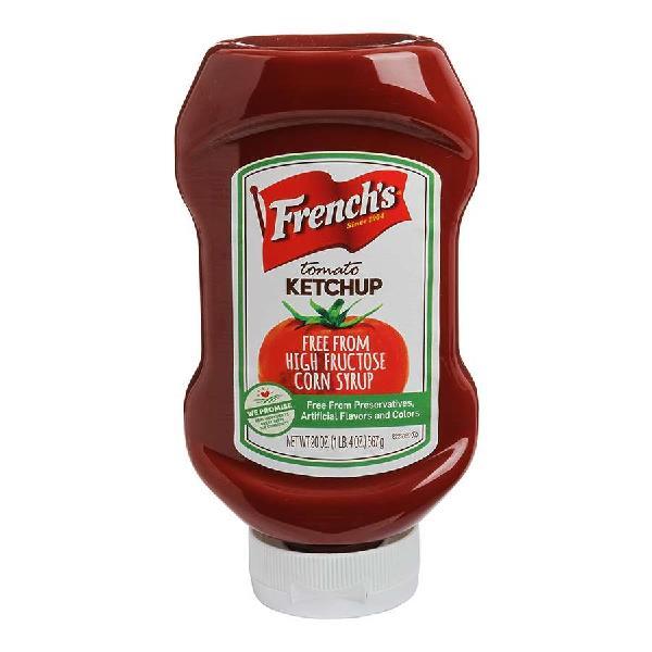 Tomato Ketchup Top Down Bottle 20 Ounce Size - 30 Per Case.