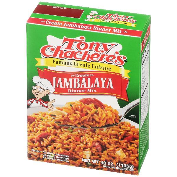 Tony Chachere's Jambalaya Mix 40 Ounce Size - 8 Per Case.