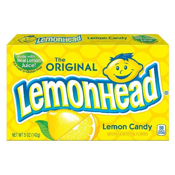 Lemonhead Theater Box 5 Ounce Size - 12 Per Case.