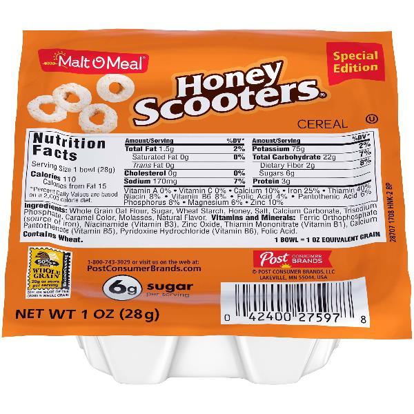 Honey Scooters 1 Ounce Size - 96 Per Case.