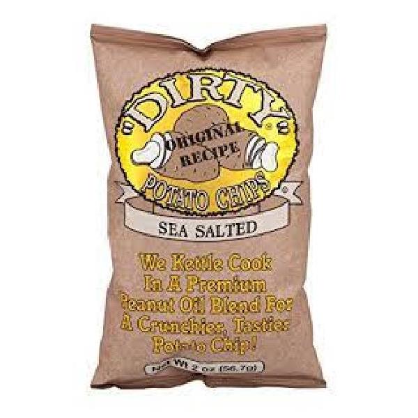 DirtySea Salt Chip 2 Ounce Size - 25 Per Case.