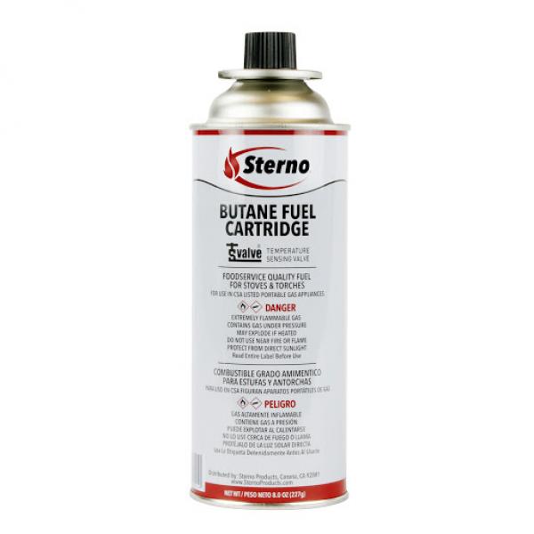Sterno Butane Fuel With Tsv And Rvr 4 Each - 3 Per Case.