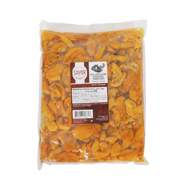 Savor Imports Yellow Slow Roasted Tomato 4 Pound Each - 2 Per Case.