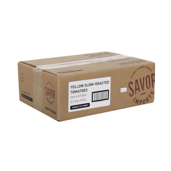 Savor Imports Yellow Slow Roasted Tomato 4 Pound Each - 2 Per Case.