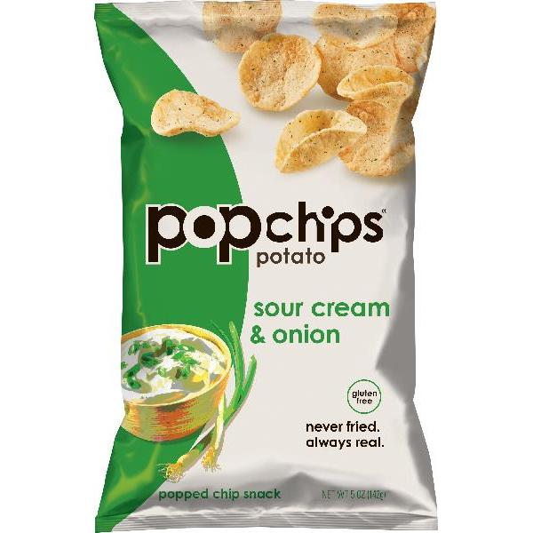 Popchips Barbeque Potato Chip Snack 5 Ounce Size - 12 Per Case.