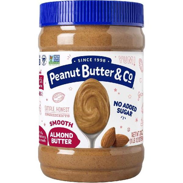 Almond Butter All Natural Stabilized Almond Butter Vegan Vegetarian Kosher 28 Ounce Size - 6 Per Case.