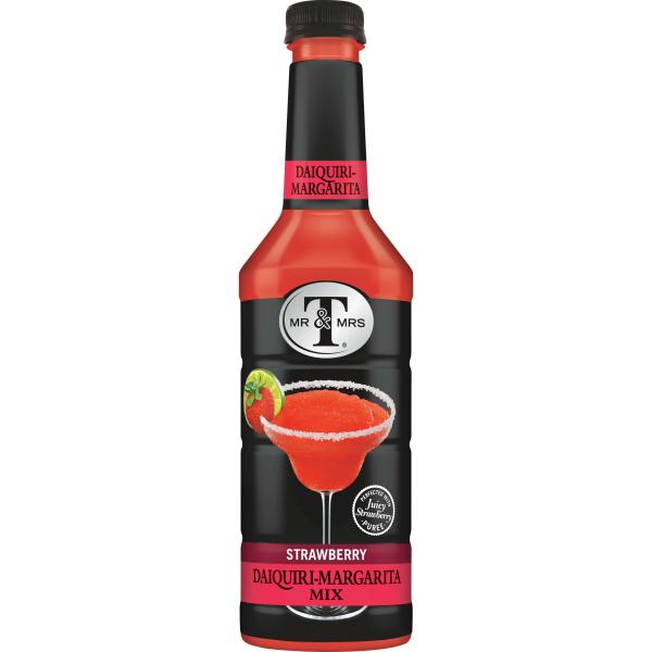 Mr & Mrs T's Strawberry Daiq Margarita 1 Liter - 6 Per Case.