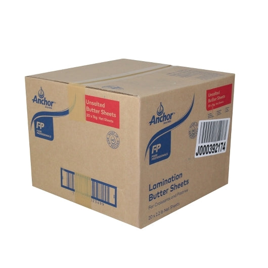 Butter Unsalted Sheets 2.2 Pound Each - 20 Per Case