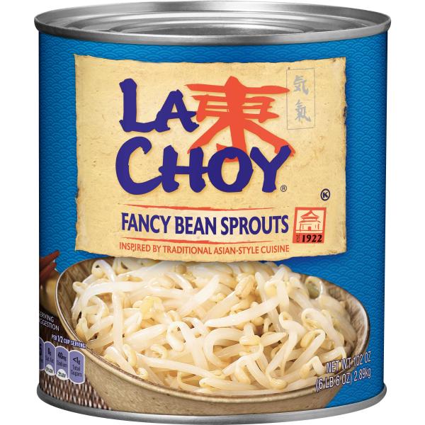 Fancy Bean Sprouts 102 Ounce Size - 6 Per Case.
