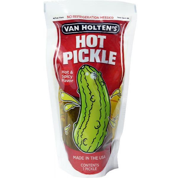 Van Holten's Pickles - Hot Mama Pickle-In-A-Pouch - 12 Pack