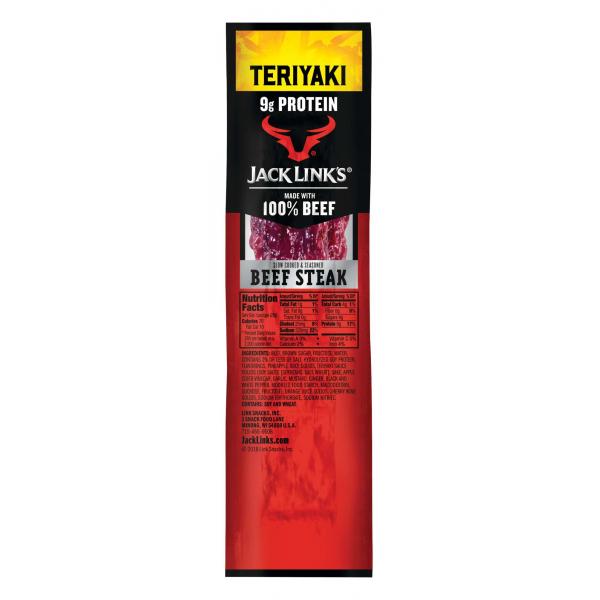 Jack Link's Teriyaki Beef Steaks 1 Ounce Size - 144 Per Case.