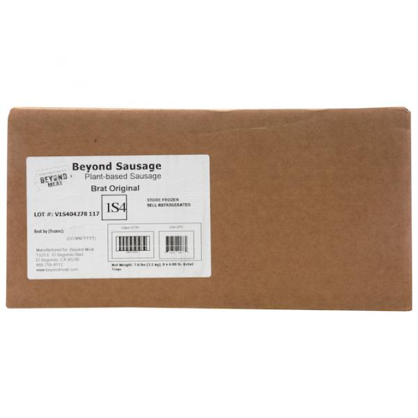 Beyond Meat Beyond Sausage™ Brat Original 14 Ounce Size - 8 Per Case.