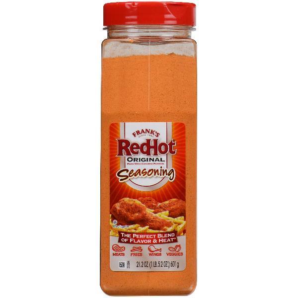 Frank's Redhot Orginal Seasoning 610 Grams Each - 6 Per Case.