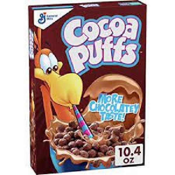 Cocoa Puffs™ Cereal Box 10.4 Ounce Size - 12 Per Case.