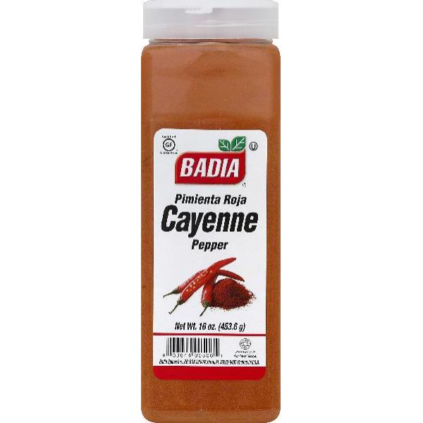 Badia Ground Cayenne Pepper 16 Ounce Size - 6 Per Case.