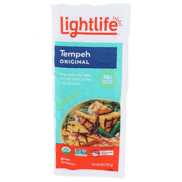 Lightlife Soy Tempeh 8 Ounce Size - 12 Per Case.