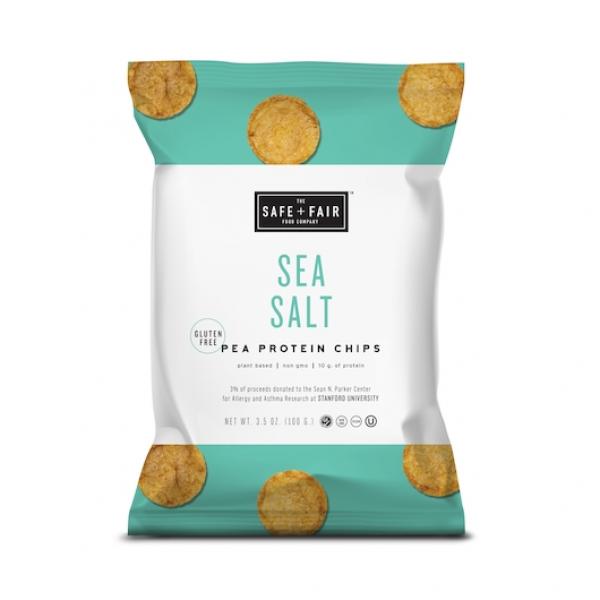 Sf Sea Salt Pea Protein Chips3.5 Ounce Size - 12 Per Case.