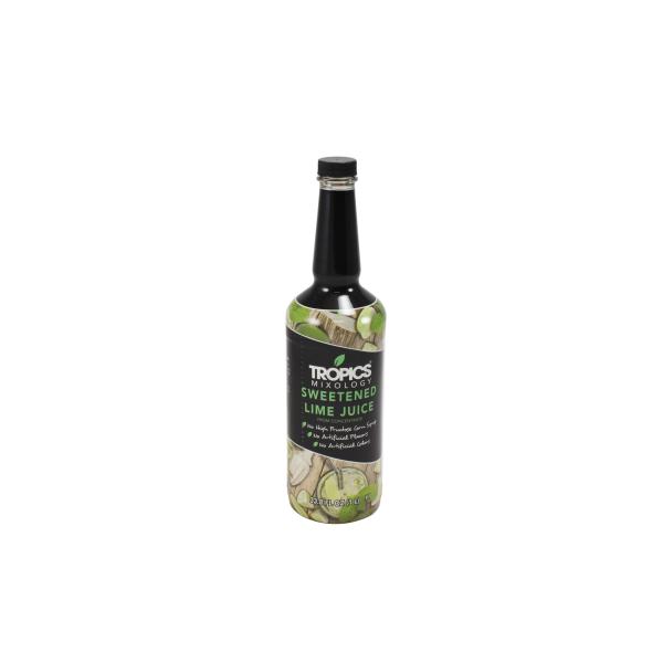 Rtu Sweetened Lime Juice 1 Liter - 12 Per Case.