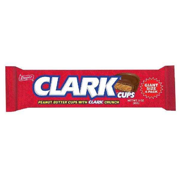 Clark Cup Giant PkCs Milk Chocolate Cups Filled With Creamy Peanut Butter 3 Ounce Size - 144 Per Case.