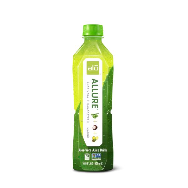 Alo Drink Allure Aloe Mangosteen & Mango 16.9 Fluid Ounce - 12 Per Case.