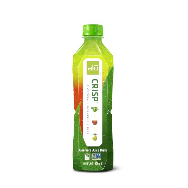 Alo Drink Crisp Aloe Apple Pear 16.9 Ounce Size - 12 Per Case.