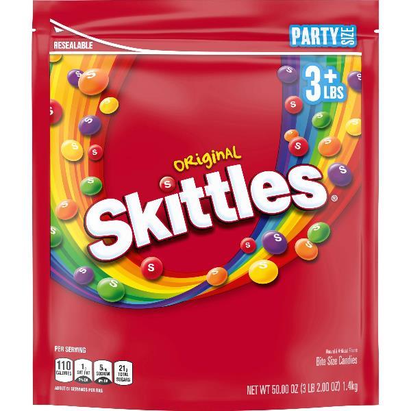 Skittles Original Per 50 Ounce Size - 6 Per Case.