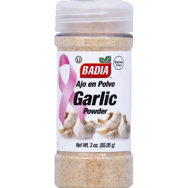 Badia Garlic Powder 3 Ounce Size - 8 Per Case.