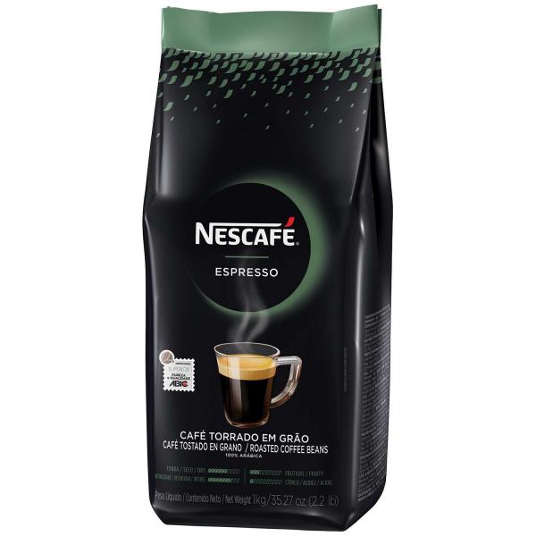 Nescafe Whole Bean Espresso Bags 2.05 Pound Each - 6 Per Case.