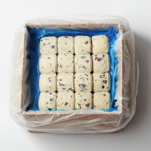 Pillsbury™ Place & Bake™ Frozen Muffintop Batter Whole Grain Blueberry 2.1 Ounce Size - 1 Per Case.