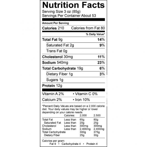 B And Foods Beef Finger Steaks Jumbo 5 Pound Each - 2 Per Case.