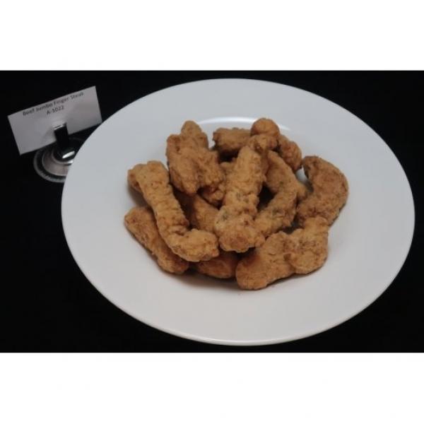 B And Foods Beef Finger Steaks Jumbo 5 Pound Each - 2 Per Case.