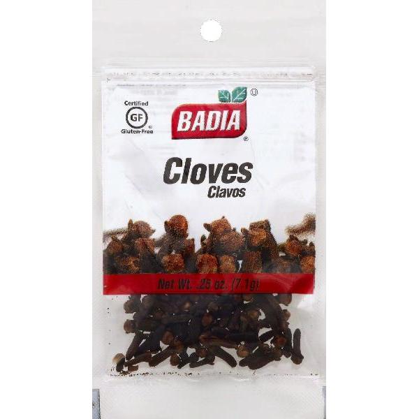 Badia Cloves 0.25 Ounce Size - 576 Per Case.