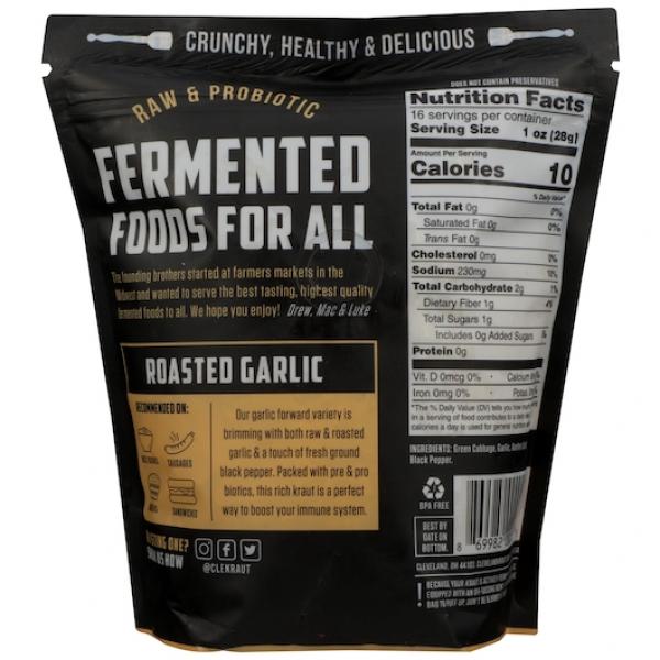 Cleveland Kitchen Roasted Garlic 16 Ounce Size - 6 Per Case.