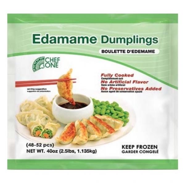 Sfs Chef One Edamame Dumpling 40 Ounce Size - 3 Per Case.